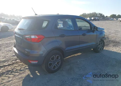 2018 Ford Ecosport S from USA, damaged, VIN MAJ3P1RE1JC234019